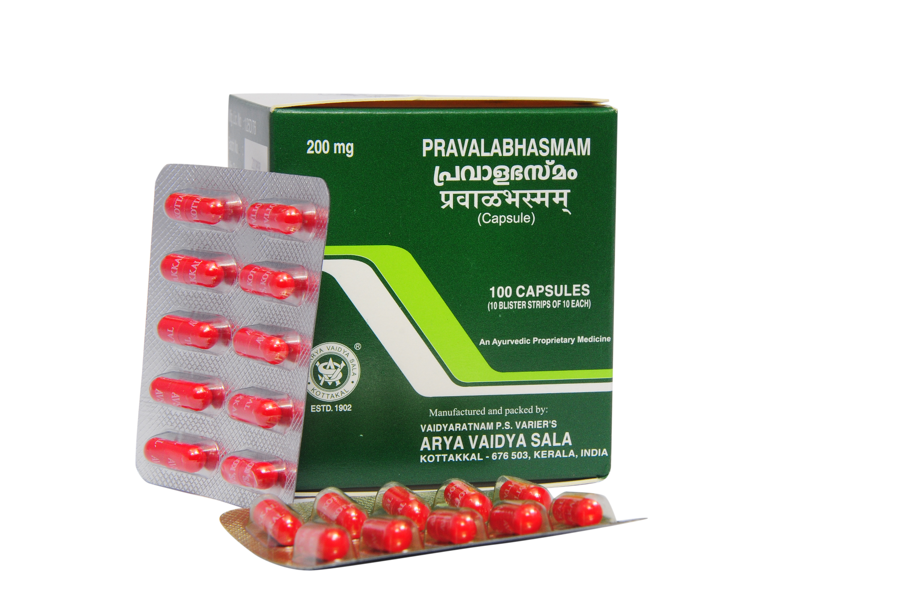 Kottakal Pravala Bhasmam Capsule