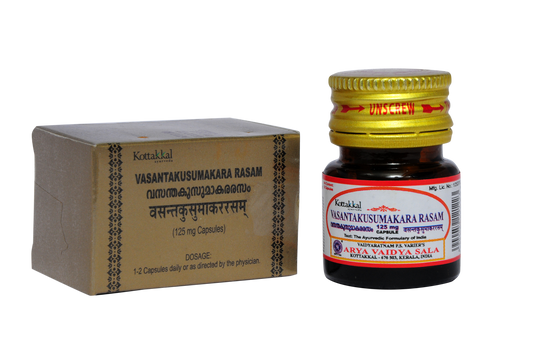 Kottakal Vasantakusumakararasam 125 mg Capsule