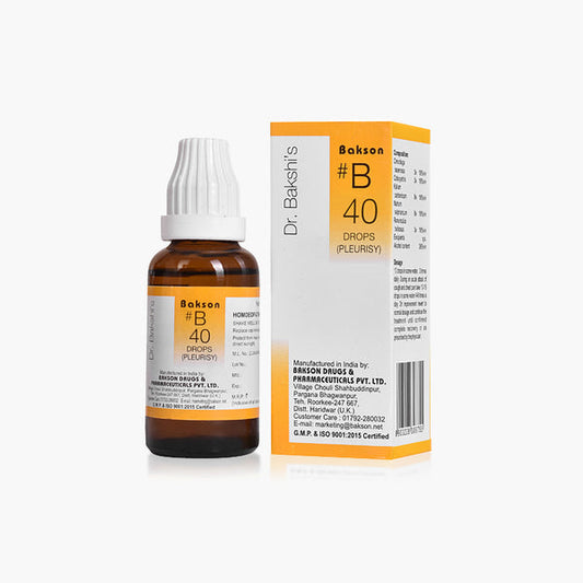 Bakson's B40 Pleurisy Drop 30ml
