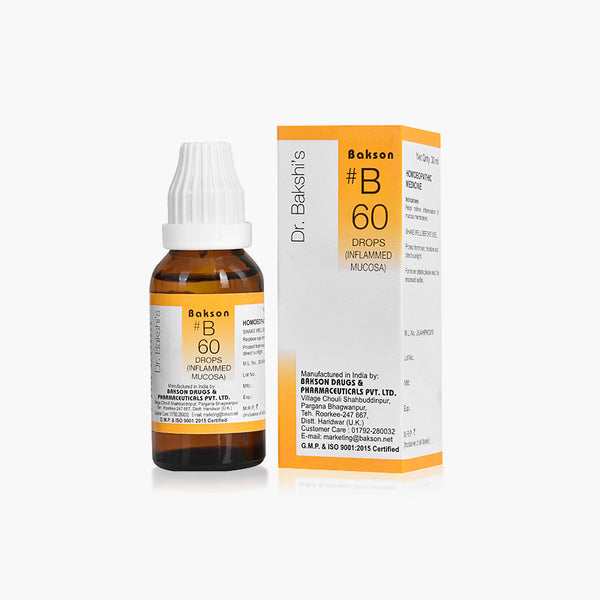 Bakson B60 Inflammed Mucosa Drops