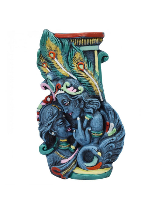  Flower Pot Radha Krishna
