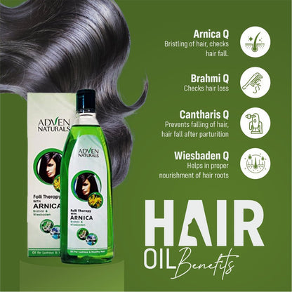 Folli Therapy With Arnica | Brahmi & Wiesbaden Hair Oil