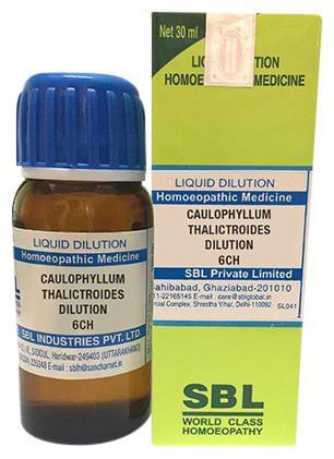SBL Caulophyllum Thalictroides Dilution 6 CH