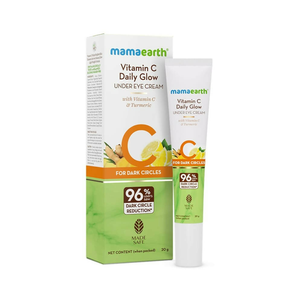 Mamaearth Vitamin C Daily Glow Under Eye Cream with Vitamin C and Turmeric