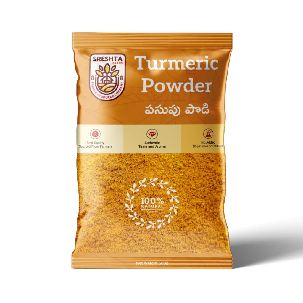 Sreshta farms Natural Turmeric Powder (Pasupu Podi)