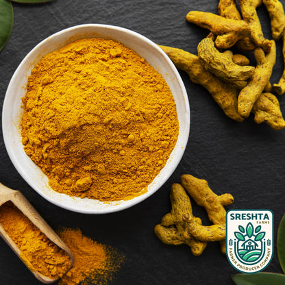 Sreshta farms Natural Turmeric Powder (Pasupu Podi)