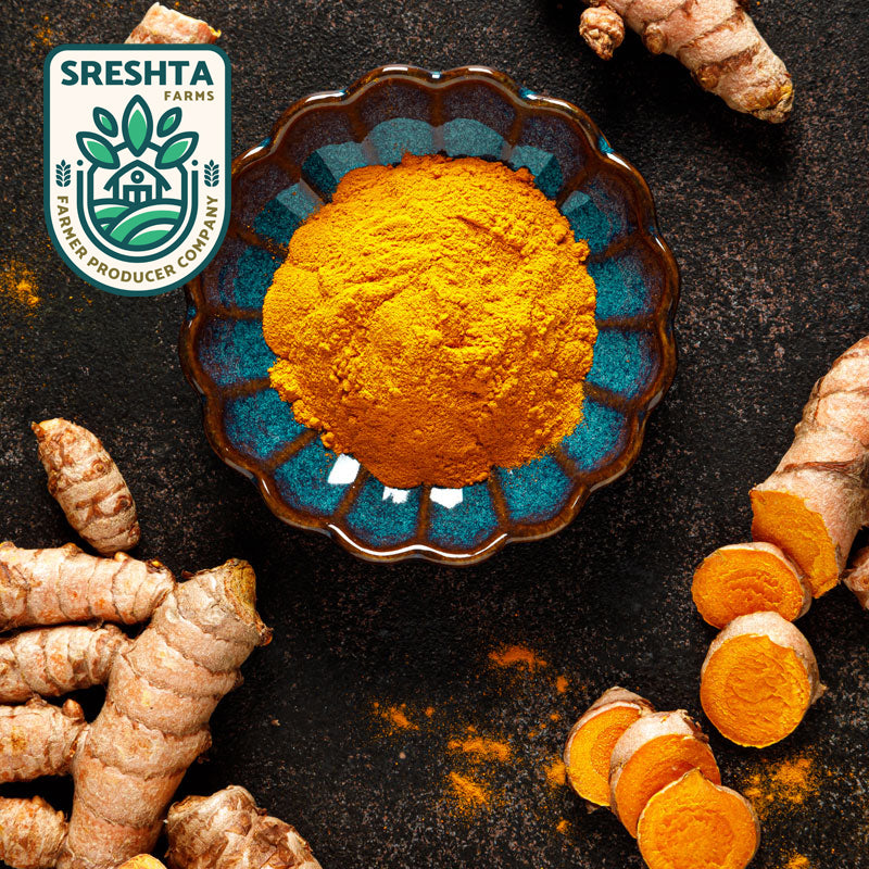 Sreshta farms Natural Turmeric Powder (Pasupu Podi)