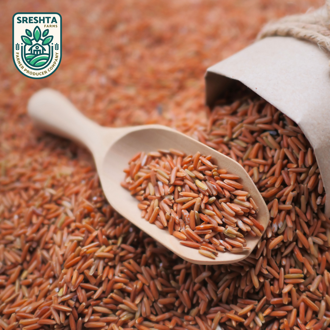 Sreshta farms Organic Navara Red Rice