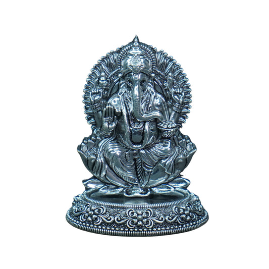 Mahita Collections Pure Silver Antique Ganesh 63.40g