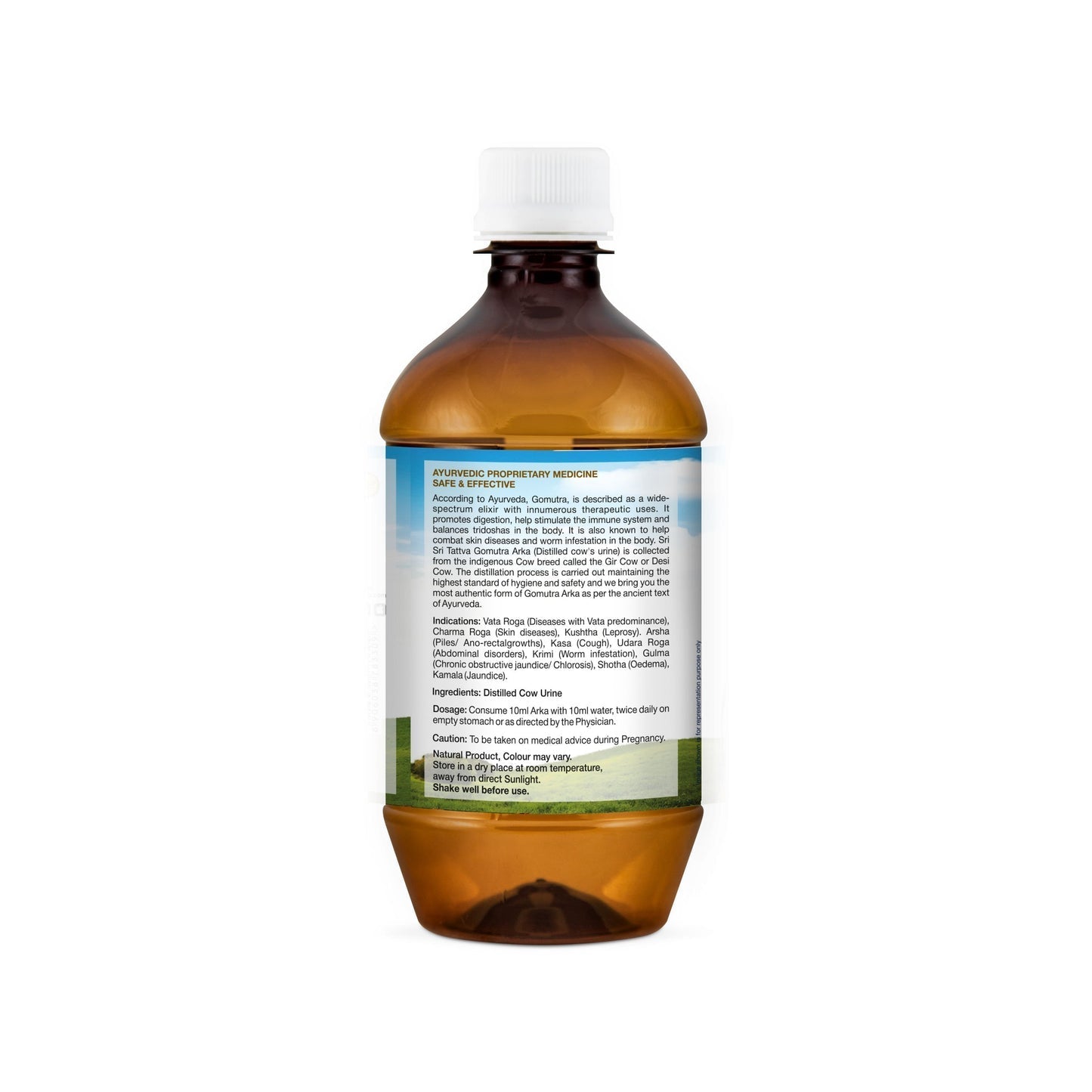 Sri Sri Tattva Gomutra Arka 500ml - PUSHMYCART