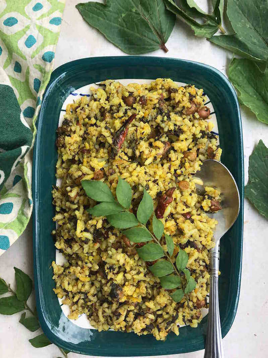 Telangana snacks Gongura Pulihora