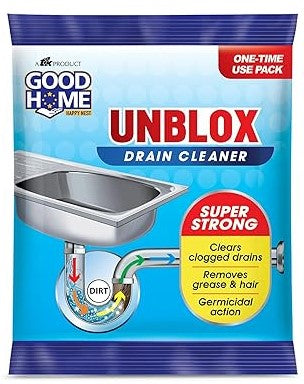 Good Home Unblox Drain Cleaner Effective Sink Cleaner