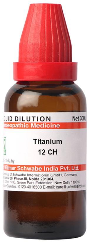 Dr Willmar Schwabe India Titanium Dilution 12 CH