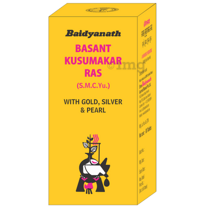 Baidyanath Basant Kusumakar Ras With Gold  Tabs