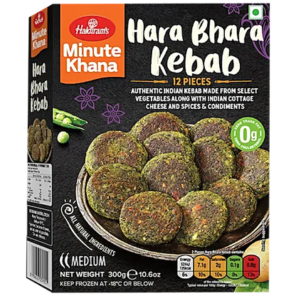 Haldiram's Hara Bhara Kebab - Minute Khana 300 g - PUSHMYCART