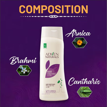 Adven Natyrals Hair Conditioner With Abc Arnica Brahmi & Cantharis