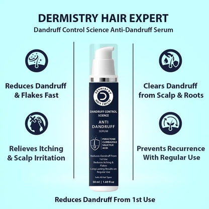 Dermistry Anti Dandruff Hair Serum treatment