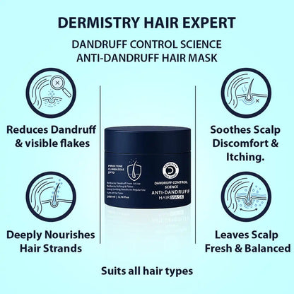Dermistry Anti Dandruff Hair Mask for Flake Control & Healthy Scalp