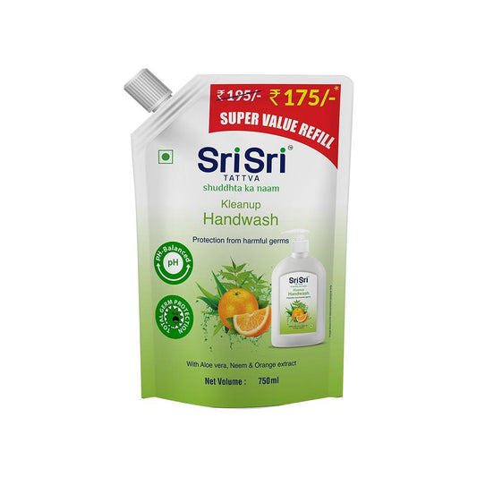 Sri Sri tattva Kleeanup handwash super value Refill - PUSHMYCART