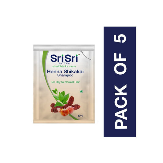 Sri Sri Tattva Henna Shikakai Shampoo sachet