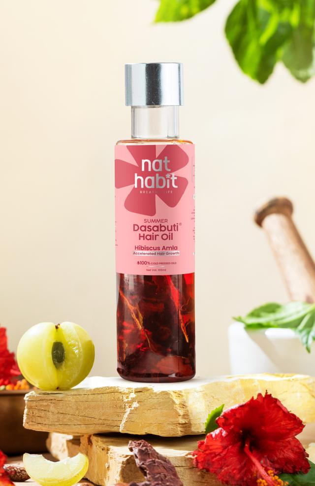 Nat Habit Hibiscus Dasabuti Summer Amla Hair Oil