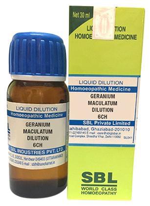 SBL Geranium Maculatum Dilution 6 CH