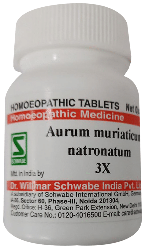 Dr Willmar Schwabe India Aurum Muriaticum Natronatum Trituration Tablet 3X