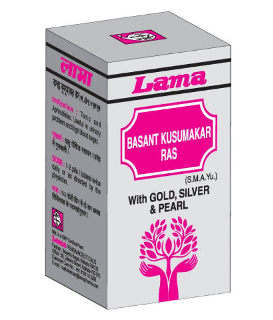 Lama Basantkusumakar Ras Tablets | Swarna Yukt