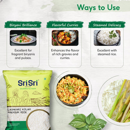 Sri Sri Tattva Lashkari Kolam Premium Rice