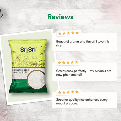 Sri Sri Tattva Lashkari Kolam Premium Rice