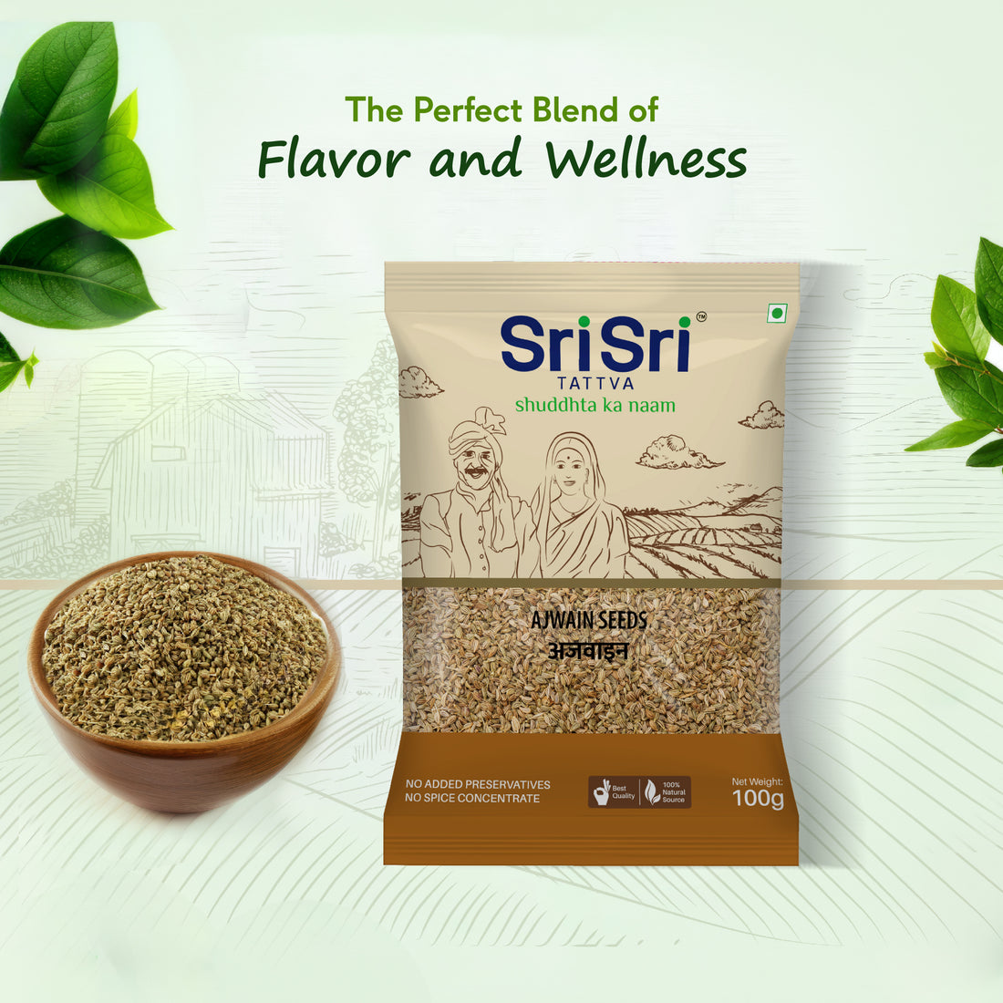Sri Sri Tattva Ajwain Seeds, 100g - PUSHMYCART