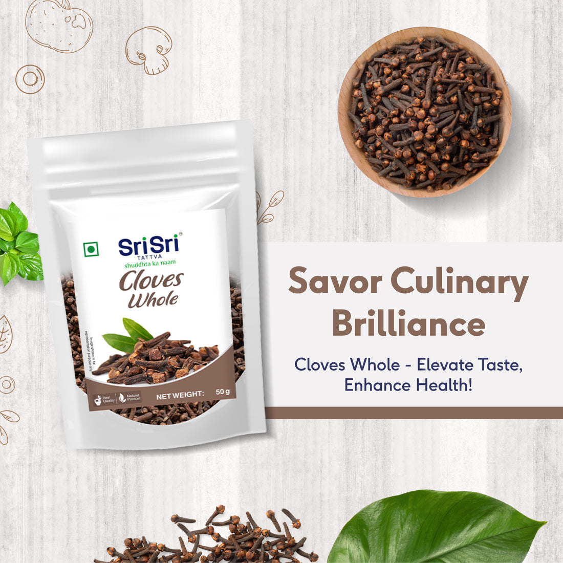 Sri Sri tattva Cloves Whole - PUSHMYCART
