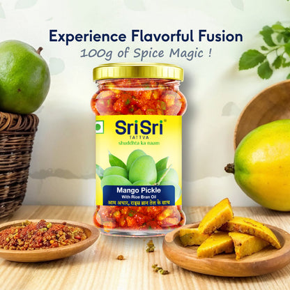Sri Sri Tattva Mango Pickle - Rice Bran Oil