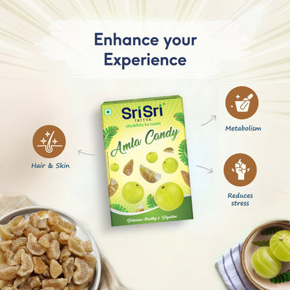 Sri Sri Tattva Amla Candy - Plain Flavoured - Delicious Healthy &amp; Digestive
