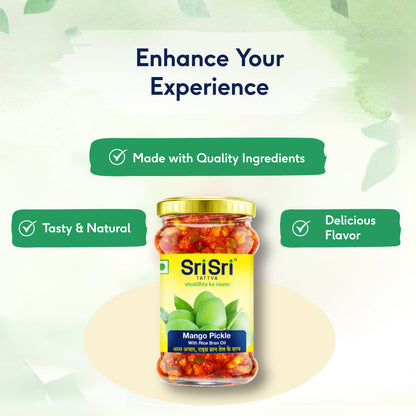 Sri Sri Tattva Mango Pickle - Rice Bran Oil