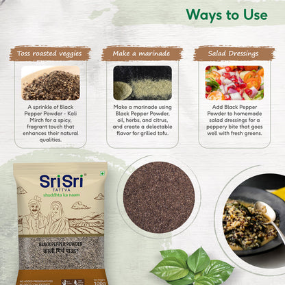 sri sri tattva black pepper powder | kali mirch - PUSHMYCART