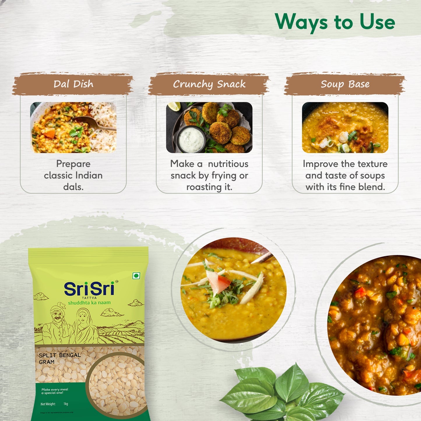 Sri Sri Tattva Chana Dal - Split Bengal Gram