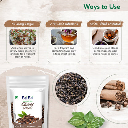Sri Sri tattva Cloves Whole - PUSHMYCART