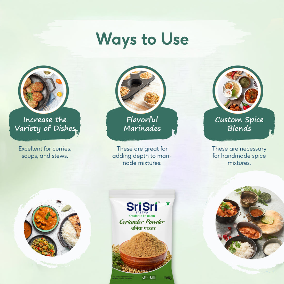 Sri Sri Tattva Coriander Powder (dhaniya) - PUSHMYCART