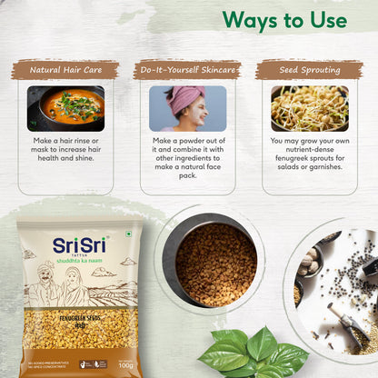 Sri Sri Tattva Fenugreek Seeds | Methi - PUSHMYCART