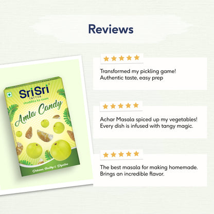 Sri Sri Tattva Amla Candy - Plain Flavoured - Delicious Healthy &amp; Digestive