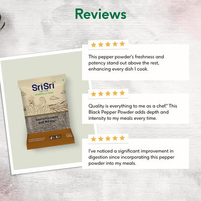 sri sri tattva black pepper powder | kali mirch - PUSHMYCART