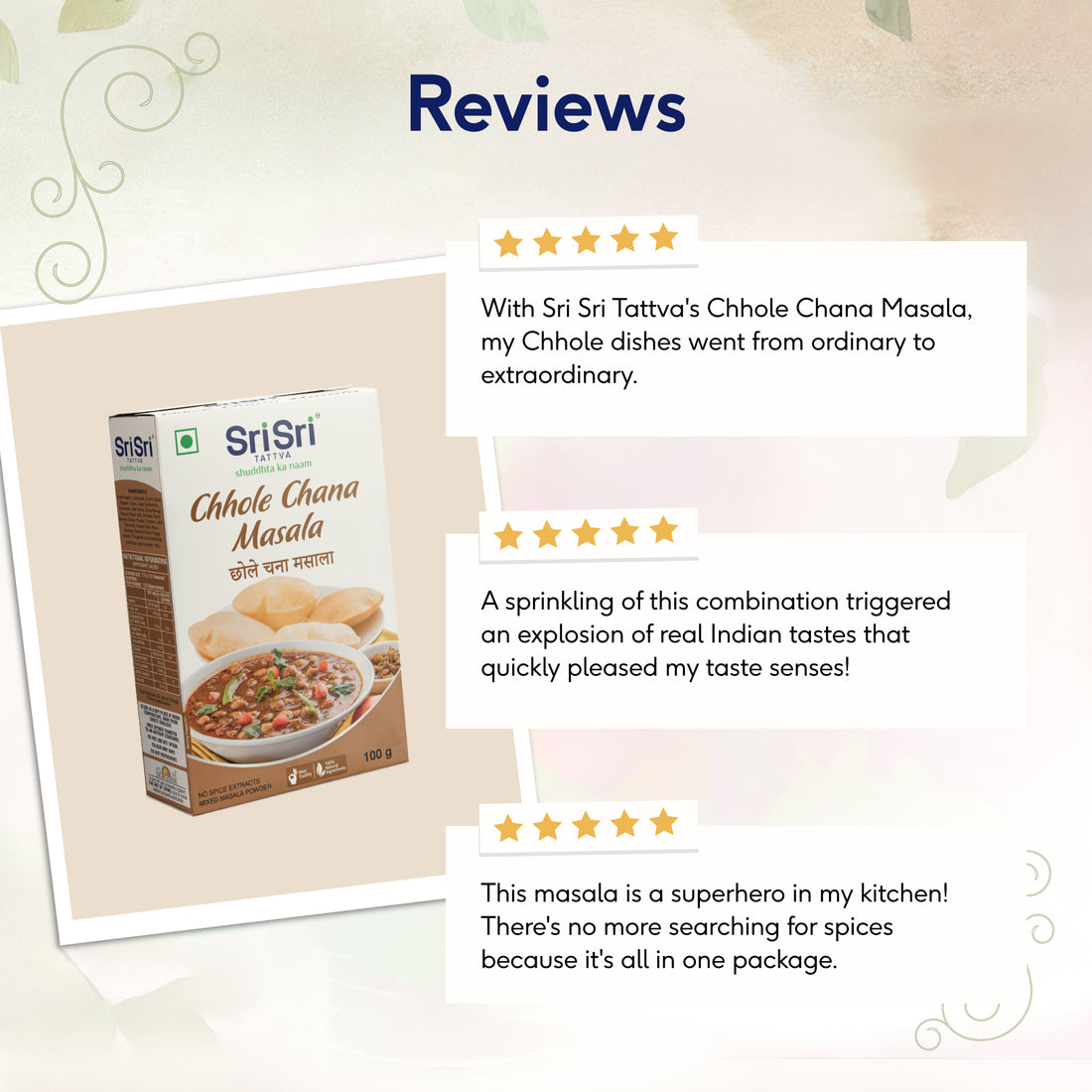 Sri Sri Tattva Chhole Chana Masala - PUSHMYCART