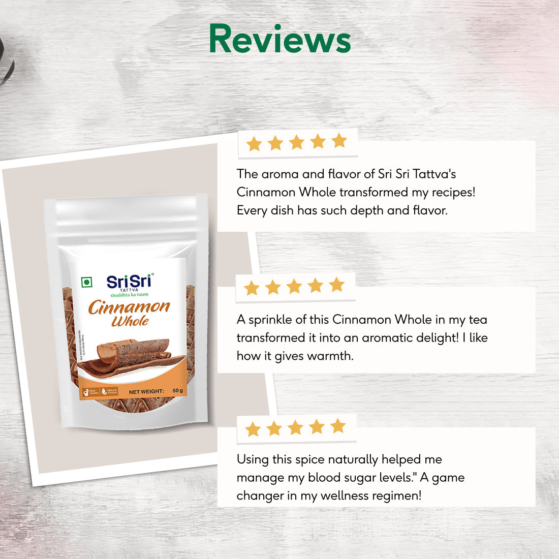 Sri Sri tattva Cinnamon Whole - PUSHMYCART