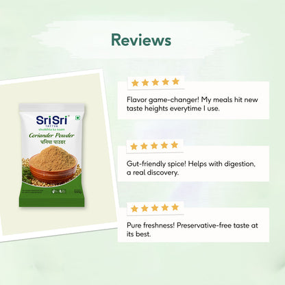 Sri Sri Tattva Coriander Powder (dhaniya) - PUSHMYCART