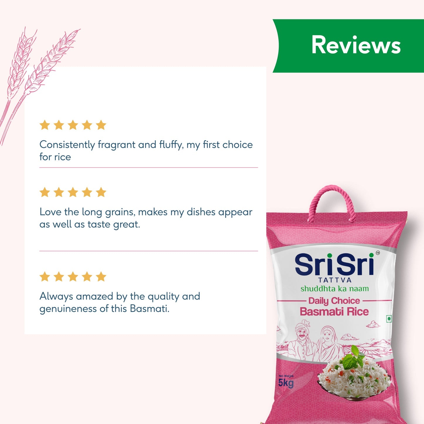 Sri Sri Tattva Daily Choice Basmati Rice