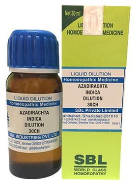 SBL Azadirachta Indica Dilution 30 CH
