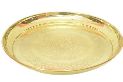 Pure Brass Thali Set 6 Pcs