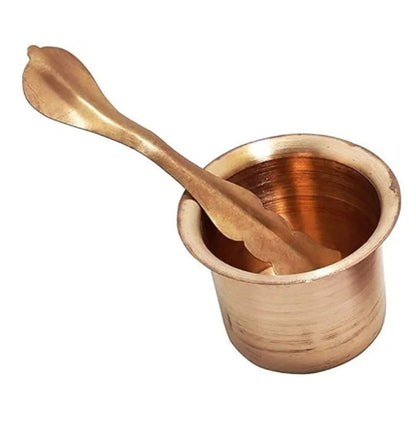 Pooja Thali Set in Copper