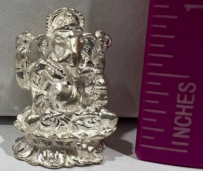 Pure Silver Ganesh Idol